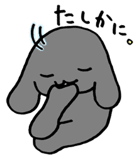 rabbit Woo-tan sticker #116546