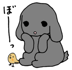 rabbit Woo-tan sticker #116551