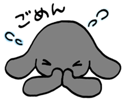 rabbit Woo-tan sticker #116552