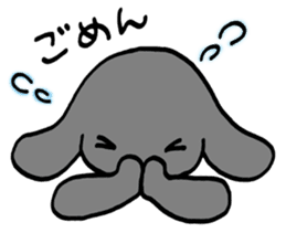 rabbit Woo-tan sticker #116552