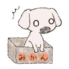 Enjoy with a Maltese~field life~ sticker #117054