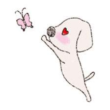 Enjoy with a Maltese~field life~ sticker #117068