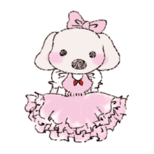 Enjoy with a Maltese~field life~ sticker #117069