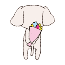 Enjoy with a Maltese~field life~ sticker #117072