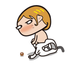 Was wearing a cat? One day of a girls sticker #117685