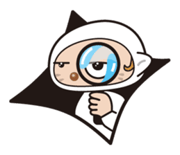 Was wearing a cat? One day of a girls sticker #117695