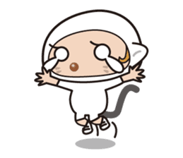 Was wearing a cat? One day of a girls sticker #117697