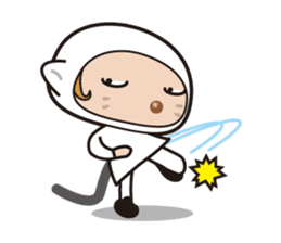 Was wearing a cat? One day of a girls sticker #117706