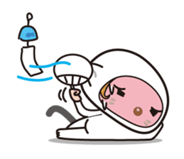 Was wearing a cat? One day of a girls sticker #117717