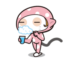 Was wearing a cat? One day of a girls sticker #117722