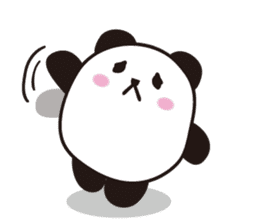 marukko panda sticker #117990