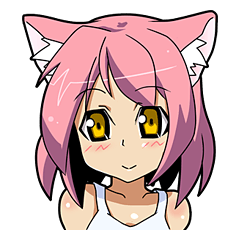 MOE-CAT-GIRL Stickers