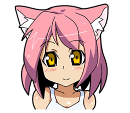 MOE-CAT-GIRL Stickers sticker #118124