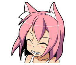 MOE-CAT-GIRL Stickers sticker #118125