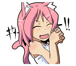 MOE-CAT-GIRL Stickers sticker #118126