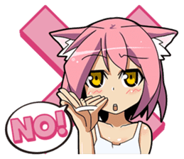 MOE-CAT-GIRL Stickers sticker #118128
