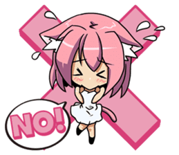 MOE-CAT-GIRL Stickers sticker #118130