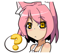 MOE-CAT-GIRL Stickers sticker #118133