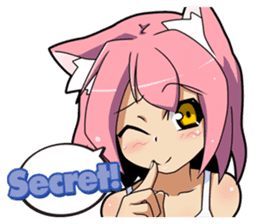 MOE-CAT-GIRL Stickers sticker #118134