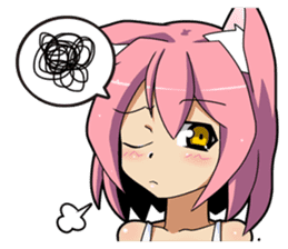 MOE-CAT-GIRL Stickers sticker #118135