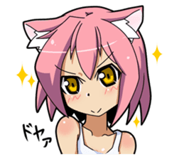 MOE-CAT-GIRL Stickers sticker #118138