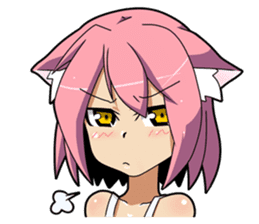 MOE-CAT-GIRL Stickers sticker #118139