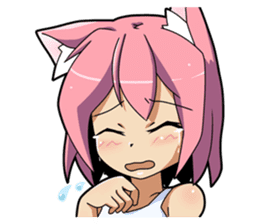 MOE-CAT-GIRL Stickers sticker #118142