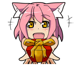 MOE-CAT-GIRL Stickers sticker #118148