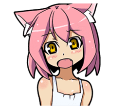 MOE-CAT-GIRL Stickers sticker #118151