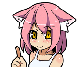 MOE-CAT-GIRL Stickers sticker #118152