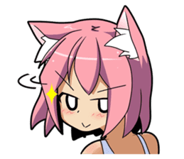 MOE-CAT-GIRL Stickers sticker #118154