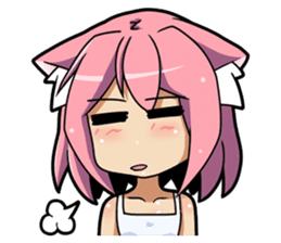 MOE-CAT-GIRL Stickers sticker #118156