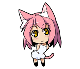 MOE-CAT-GIRL Stickers sticker #118160