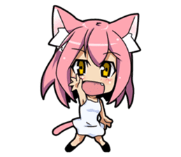 MOE-CAT-GIRL Stickers sticker #118161