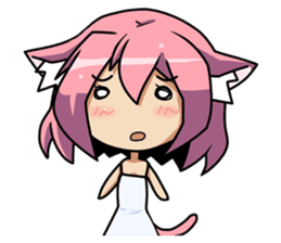MOE-CAT-GIRL Stickers sticker #118162