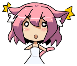 MOE-CAT-GIRL Stickers sticker #118163