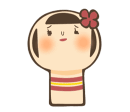 kokeshi sticker #119168