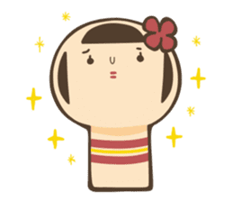 kokeshi sticker #119176