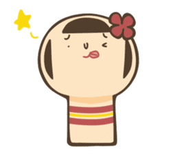 kokeshi sticker #119177