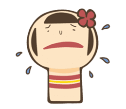 kokeshi sticker #119203