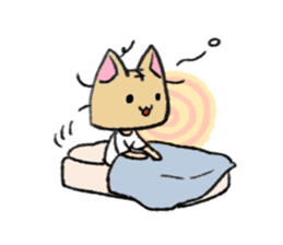 Cat head "Tanaka" sticker #119364
