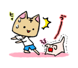 Cat head "Tanaka" sticker #119371