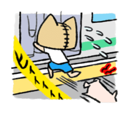 Cat head "Tanaka" sticker #119372