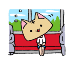 Cat head "Tanaka" sticker #119373