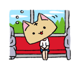 Cat head "Tanaka" sticker #119373