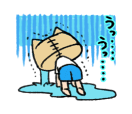 Cat head "Tanaka" sticker #119378