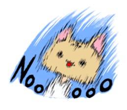 Cat head "Tanaka" sticker #119388