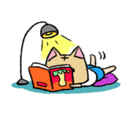 Cat head "Tanaka" sticker #119397