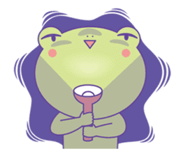 Yunchi's Frog sticker #119542