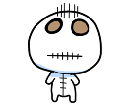 Vodou doll sticker #120449